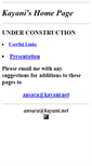 Mobile Screenshot of kayani.net